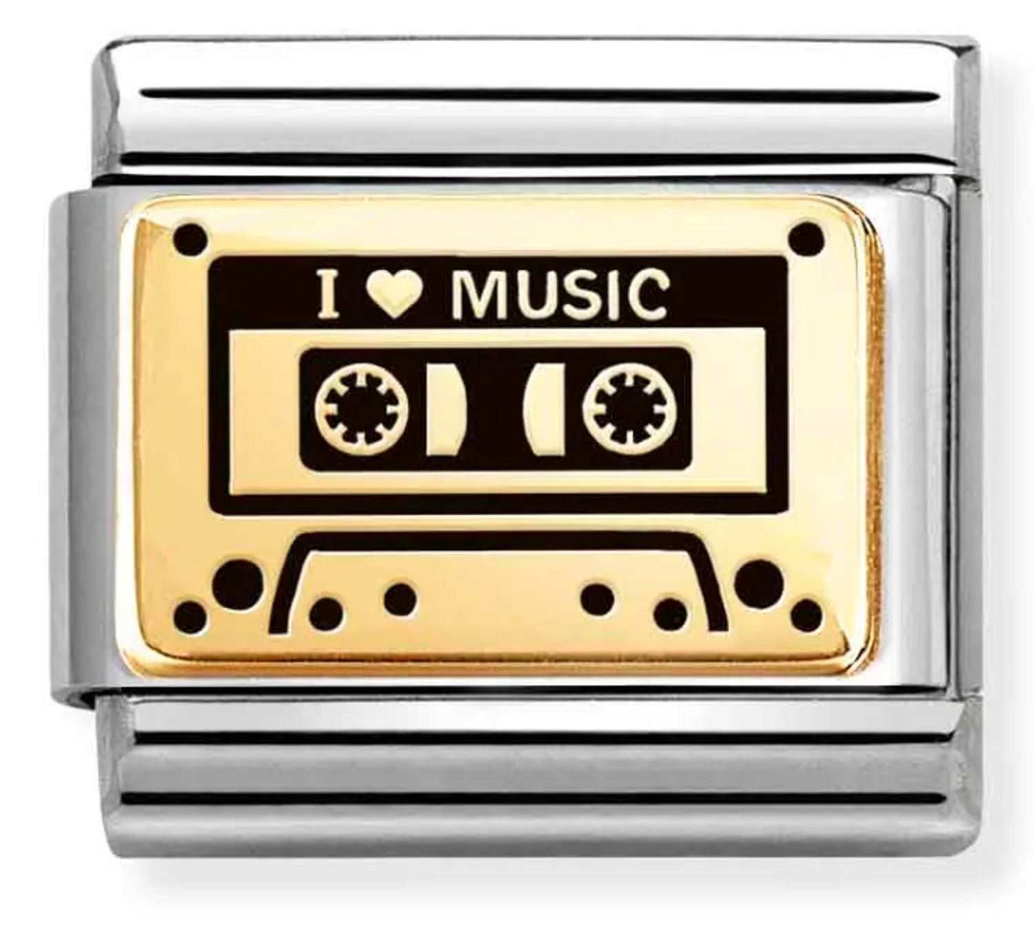 Nomination Link 18K zawieszka złoto 'Kocham muzykę' 030166 44.png